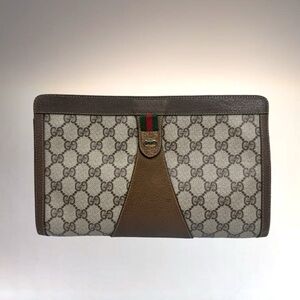 Gucci Ophidia Supreme GG Monogram Accessory Collection Clutch.